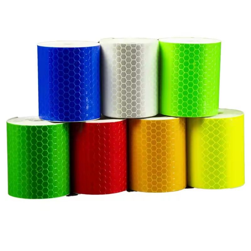 5cm*300cm Car Reflective Tape Safety Warning Car Decoration Sticker Reflector Protective Tape Strip Film Auto Motorcycle Sticker