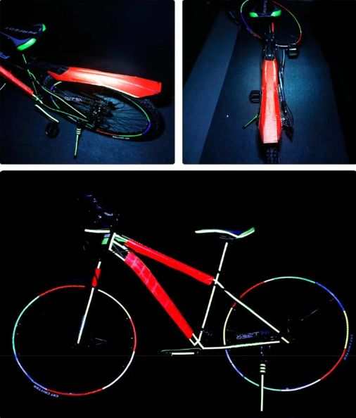 5cm*300cm Car Reflective Tape Safety Warning Car Decoration Sticker Reflector Protective Tape Strip Film Auto Motorcycle Sticker