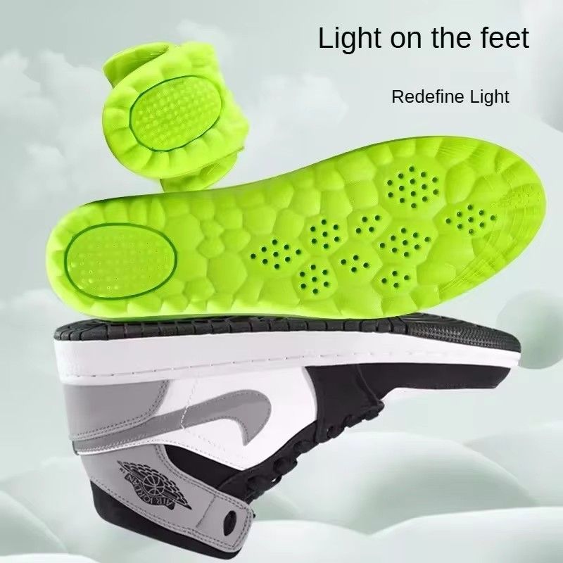 1 Pair Height Increase Insoles Memory Foam Shoe Inserts Soft Comfortable Cushioning Foot Pads for Men and Women