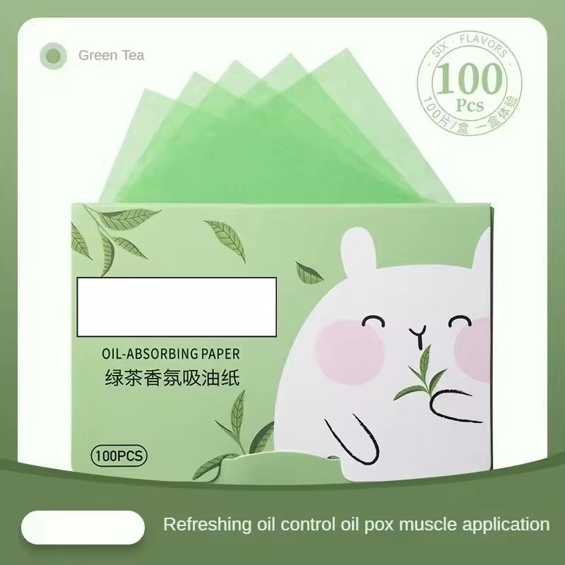 200Pcs New Face Oil Blotting Paper Protable Matting Face Wipes Facial Cleanser Oil Control Oil-absorbing Face Cleaning Tools