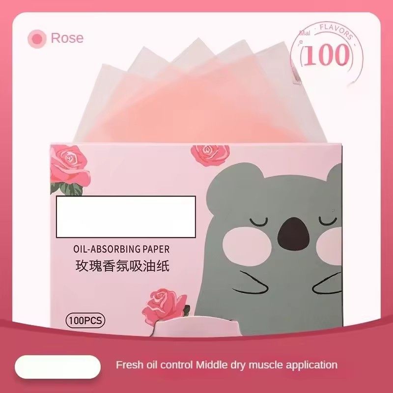200Pcs New Face Oil Blotting Paper Protable Matting Face Wipes Facial Cleanser Oil Control Oil-absorbing Face Cleaning Tools