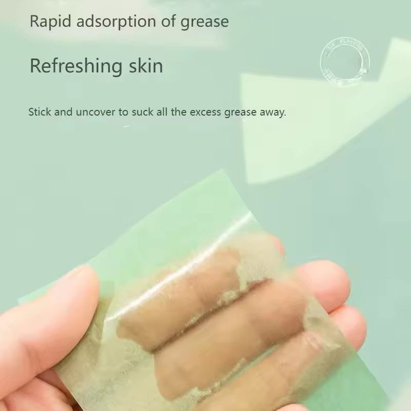 200Pcs New Face Oil Blotting Paper Protable Matting Face Wipes Facial Cleanser Oil Control Oil-absorbing Face Cleaning Tools