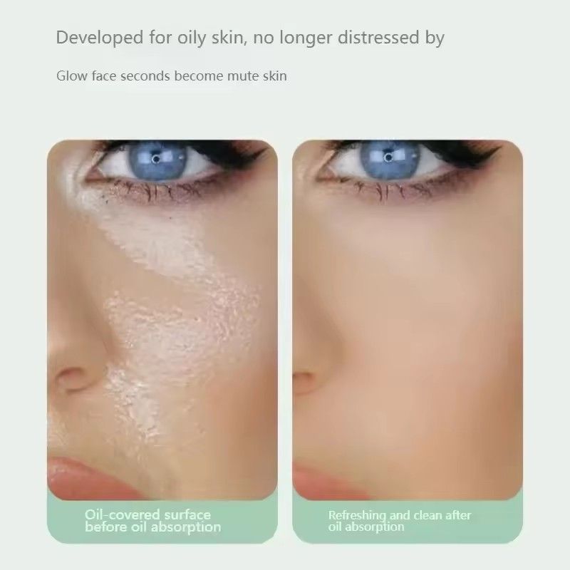 200Pcs New Face Oil Blotting Paper Protable Matting Face Wipes Facial Cleanser Oil Control Oil-absorbing Face Cleaning Tools