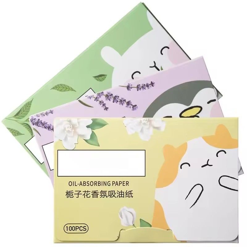 200Pcs New Face Oil Blotting Paper Protable Matting Face Wipes Facial Cleanser Oil Control Oil-absorbing Face Cleaning Tools