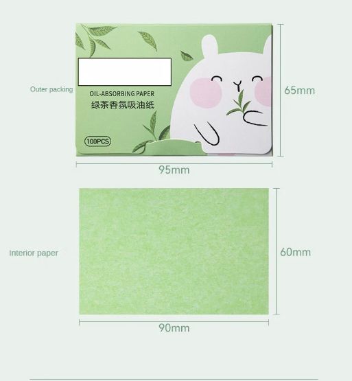 200Pcs New Face Oil Blotting Paper Protable Matting Face Wipes Facial Cleanser Oil Control Oil-absorbing Face Cleaning Tools
