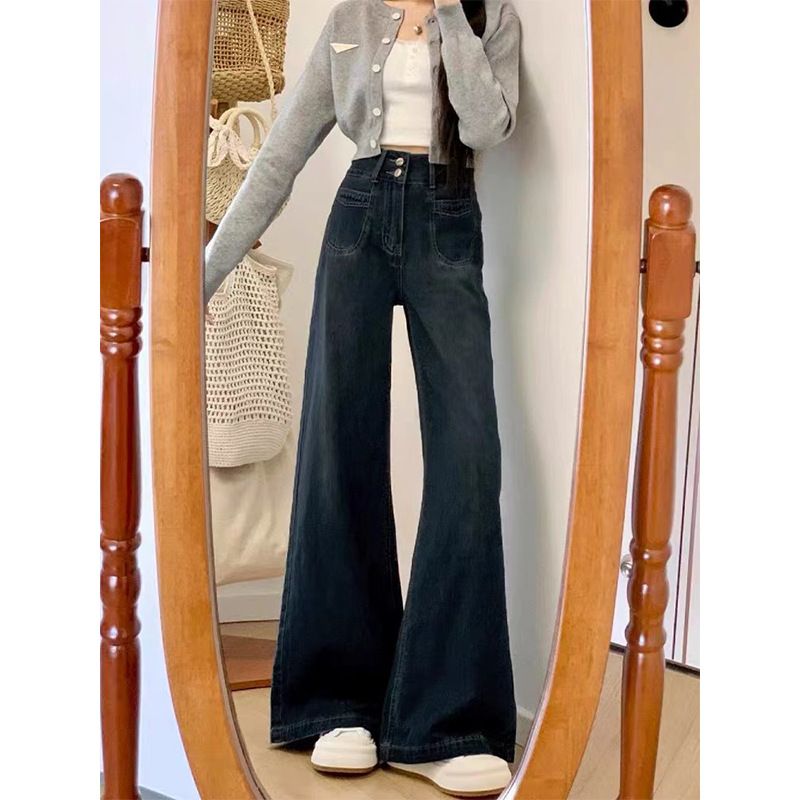Woman Trousers Jeans For Women High Waist Plus Size Big Large Curvy Figure Female Denim Fashion Comfortable Basic Simple