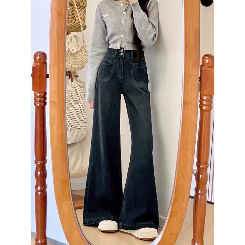 Woman Trousers Jeans For Women High Waist Plus Size Big Large Curvy Figure Female Denim Fashion Comfortable Basic Simple