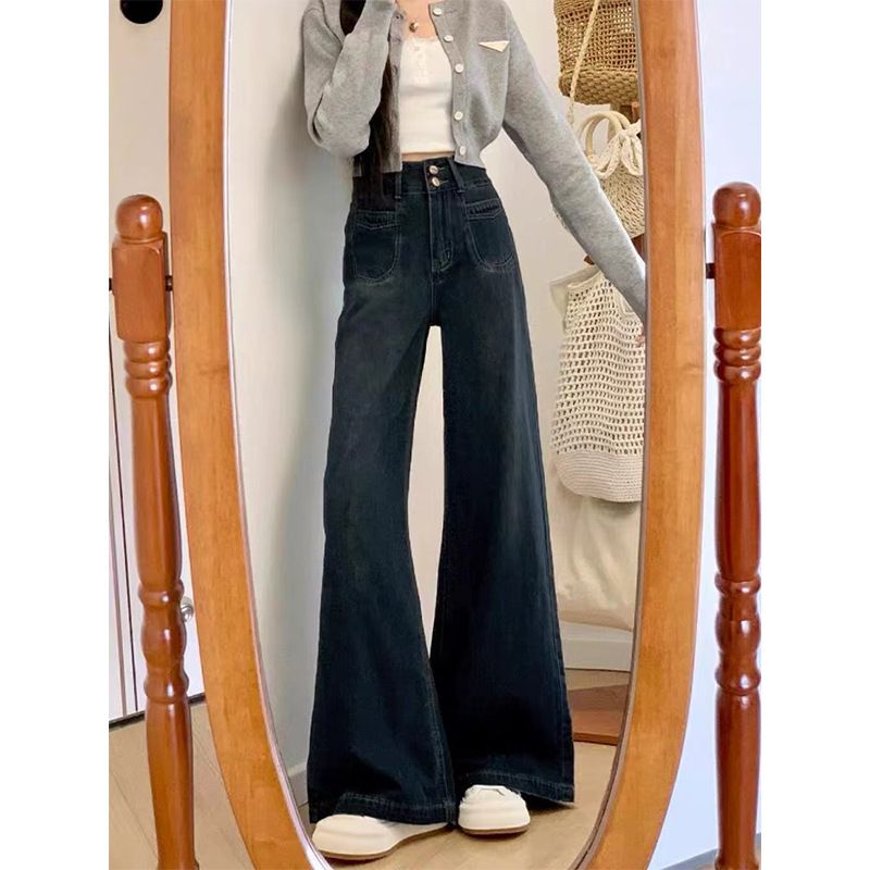 Woman Trousers Jeans For Women High Waist Plus Size Big Large Curvy Figure Female Denim Fashion Comfortable Basic Simple