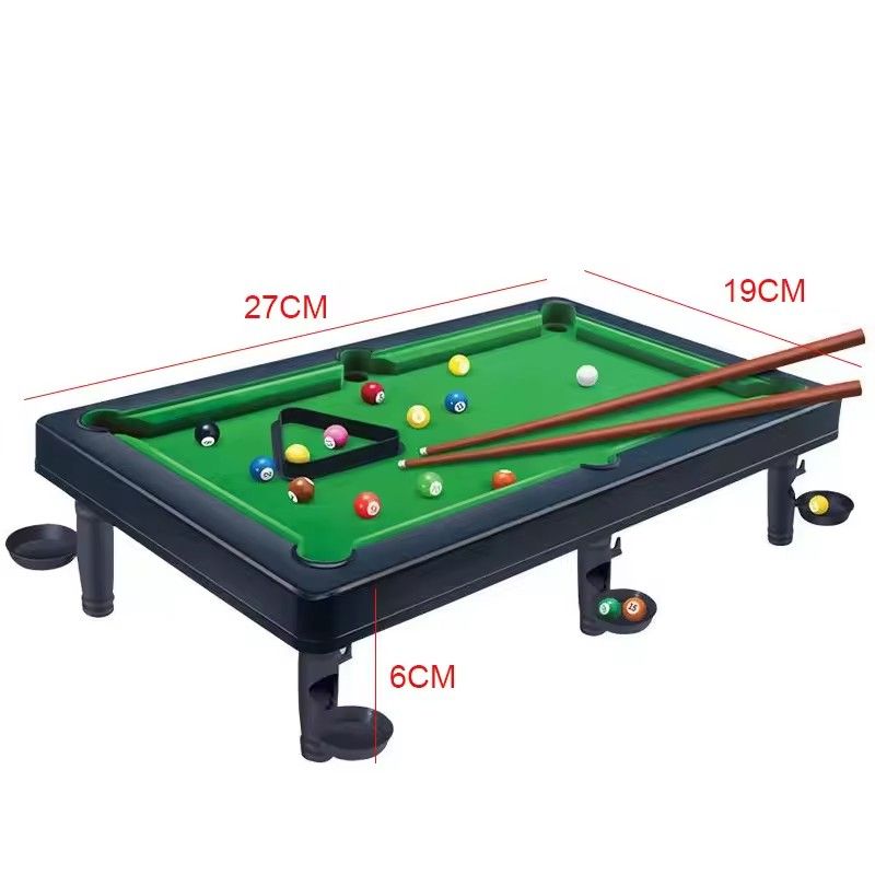 Mini Pool Table Game Tabletop Desktop Sports Billiards Board Party Game Mini Tabletop Set Toy Gift for Parent Child Interactive