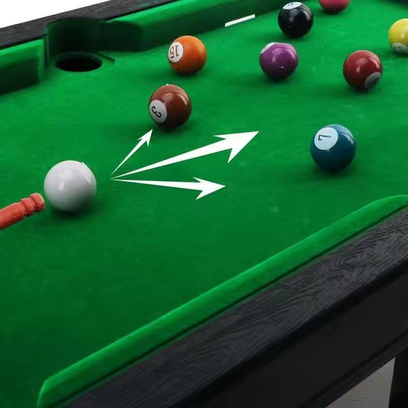 Mini Pool Table Game Tabletop Desktop Sports Billiards Board Party Game Mini Tabletop Set Toy Gift for Parent Child Interactive