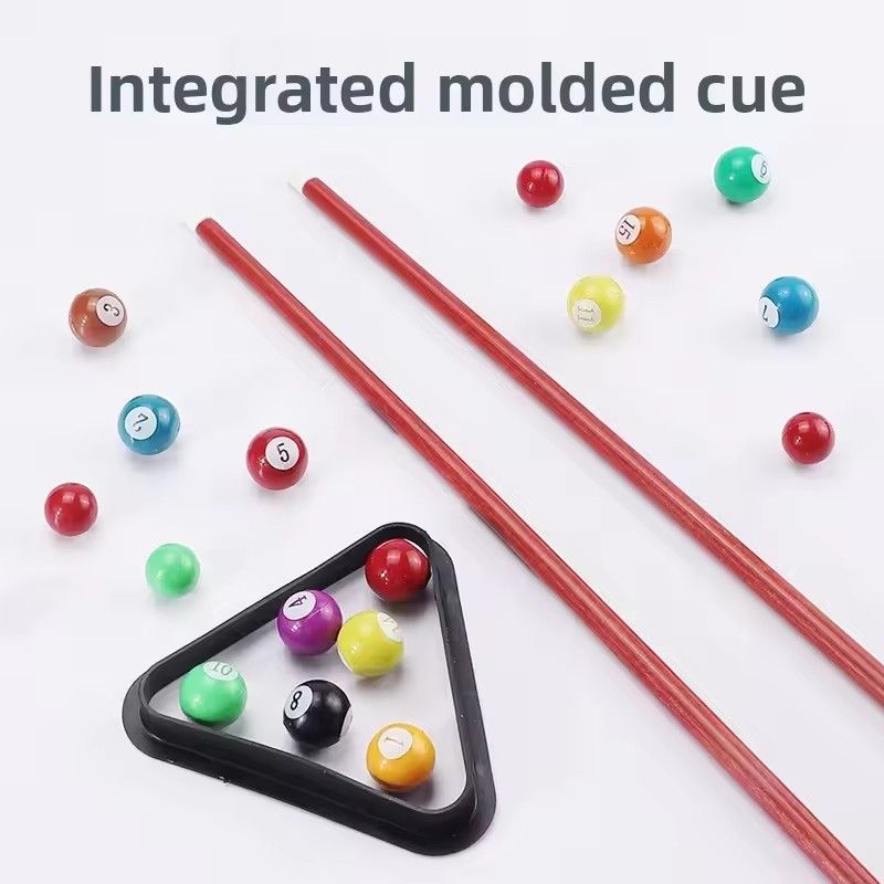 Mini Pool Table Game Tabletop Desktop Sports Billiards Board Party Game Mini Tabletop Set Toy Gift for Parent Child Interactive