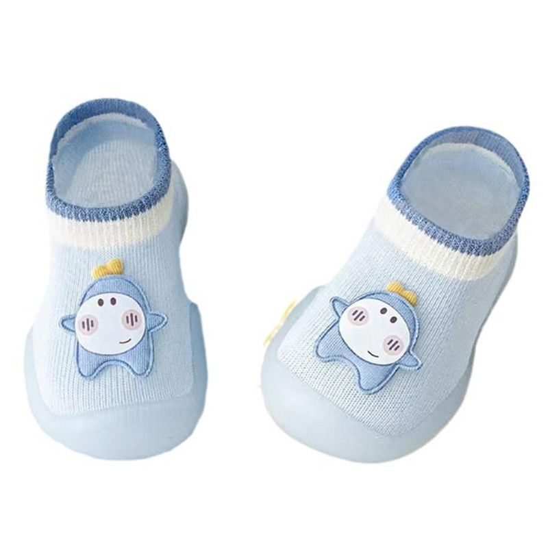 Cute baby floor shoes rubber soft breathable spring and summer boys and girls walking shoes baby soft bottom indoor