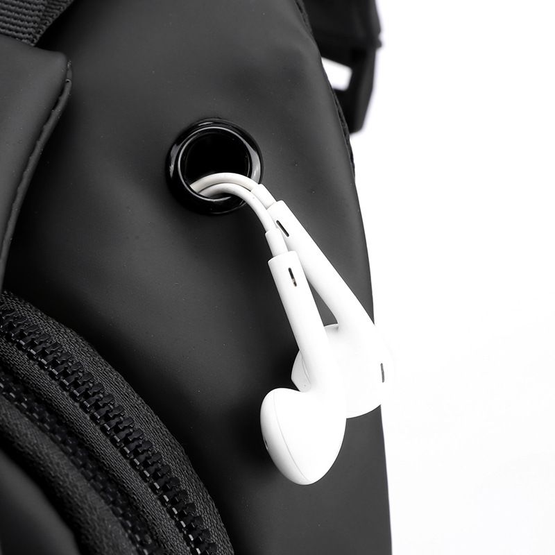 1PC New Men's Chest Bag - Casual Large Capacity Single Shoulder Crossbody Bag - Motorcycle Bag - water-resistant Backpack