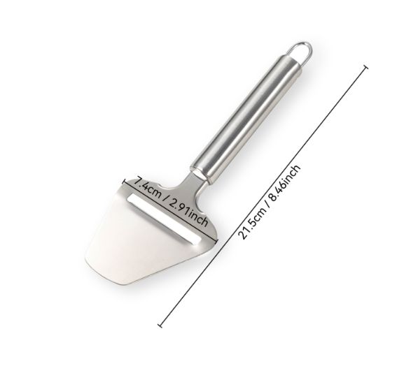 Cheese Slicer Stainless Steel Non Stick Cheese Grinder Multifunctional Handheld Cheese Slicer Baking Tool for Kitchen Cooking