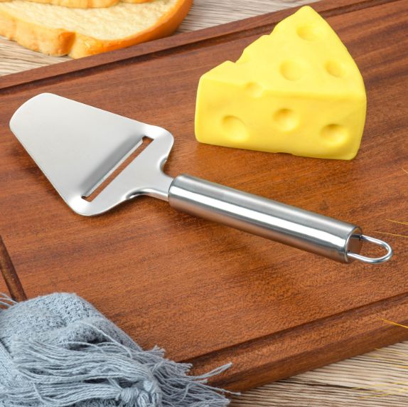 Cheese Slicer Stainless Steel Non Stick Cheese Grinder Multifunctional Handheld Cheese Slicer Baking Tool for Kitchen Cooking