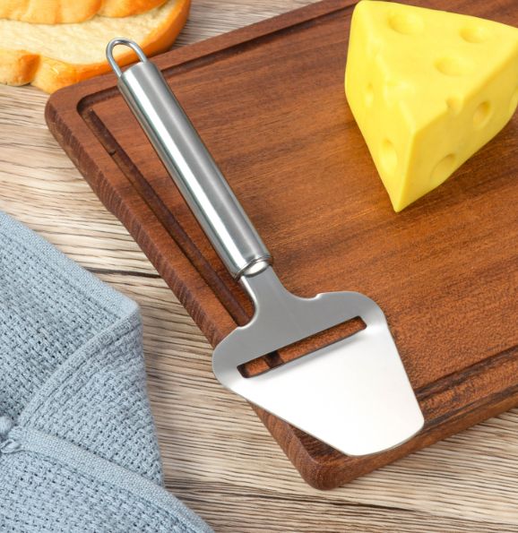 Cheese Slicer Stainless Steel Non Stick Cheese Grinder Multifunctional Handheld Cheese Slicer Baking Tool for Kitchen Cooking