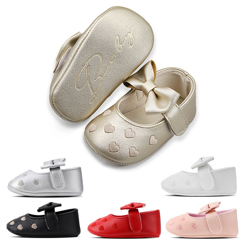 0-18Month Newborn Baby Shoes Classic Love Leather Boy Girl Shoes Multicolor Toddler First Walkers Infant Shoes Baby Boy Shoes