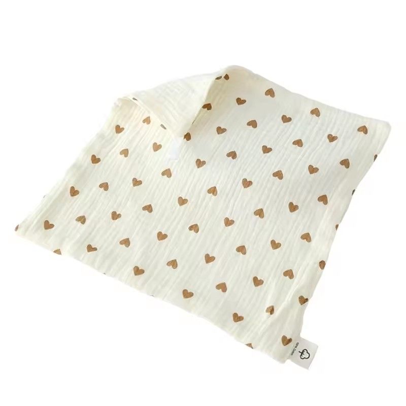 1PC Baby Washcloth Square Hand Towel Soft Reusable Newborn Face Towel 4-Layers Cartoon Baby Wash Cloths Shower Gift