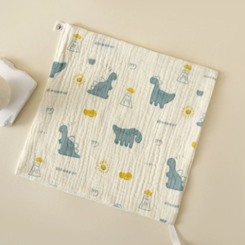1PC Baby Washcloth Square Hand Towel Soft Reusable Newborn Face Towel 4-Layers Cartoon Baby Wash Cloths Shower Gift