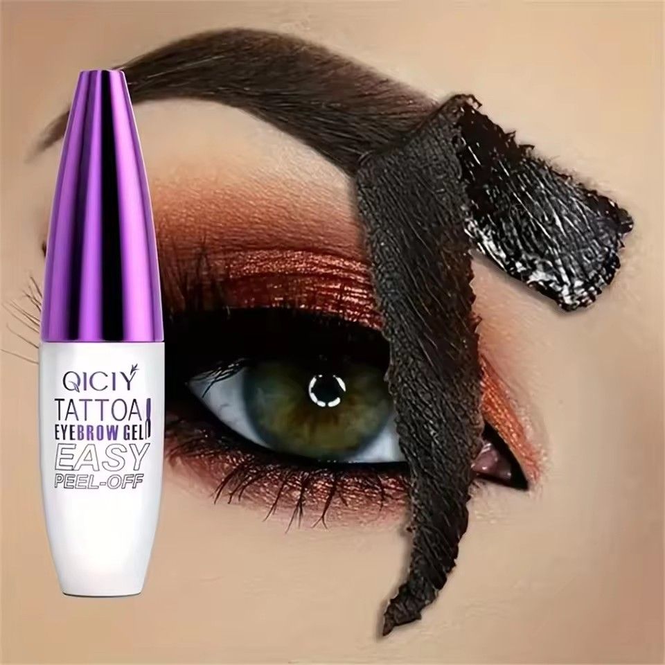 Lasting 3 Days Tattoo Easy Peel Off Eyebrow Gel Cream Types Long-Lasting Smudge-Proof Sweat Resistant Waterproof Cosmetics