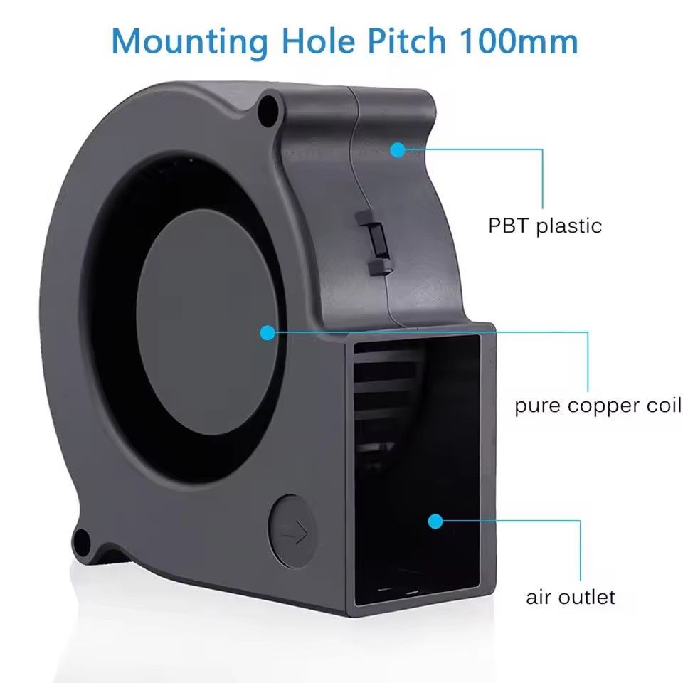 Adjustable Blower Fan For BBQ Heater Blower Air Blower Cooking Speed Controller Outdoor Portable Machine