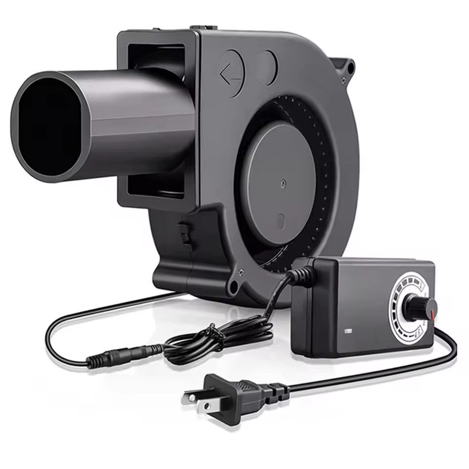 Adjustable Blower Fan For BBQ Heater Blower Air Blower Cooking Speed Controller Outdoor Portable Machine