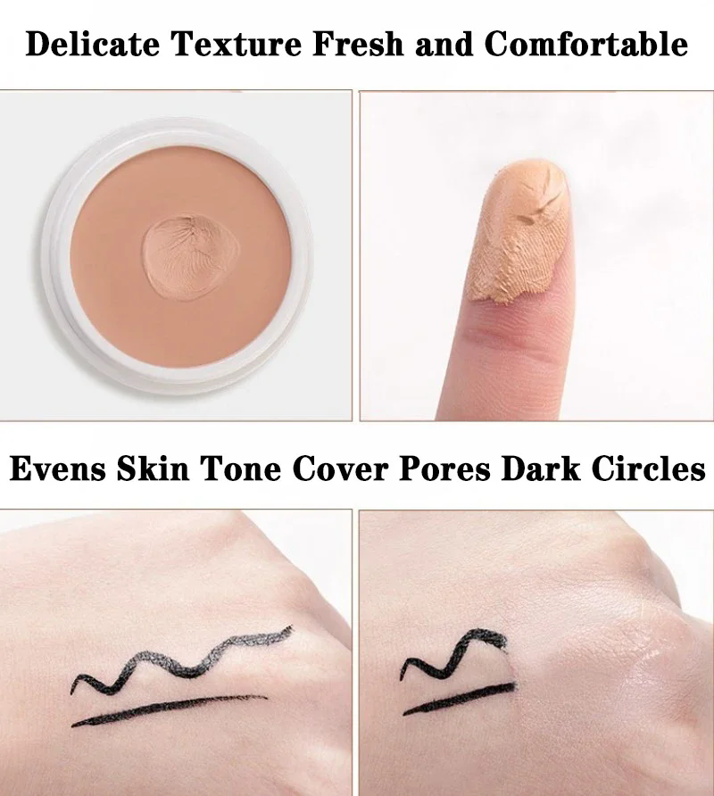 BB Cream Matte Foundation High Coverage Concealer Corrector Anti Dark Circle Whitening Cream High Quality Professional Makeup view 5
