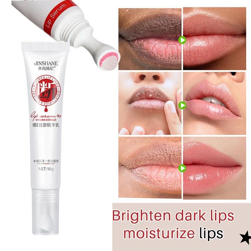 Lips Pink Cream Fresh Bleaching Treatment Remove Dark Smoke Lips Lip Balm Whitening Moisturizer Nourish Essence Dilute Melanin B2-916