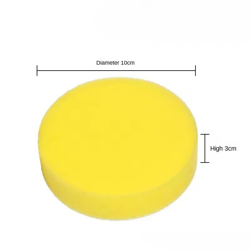 10PCS Car Wash Wax Sponge Wipe Car with Round Car Wash Wax Polishing Care Sponge Car Supplies Do Not Hurt Car Cleaning Artifacts