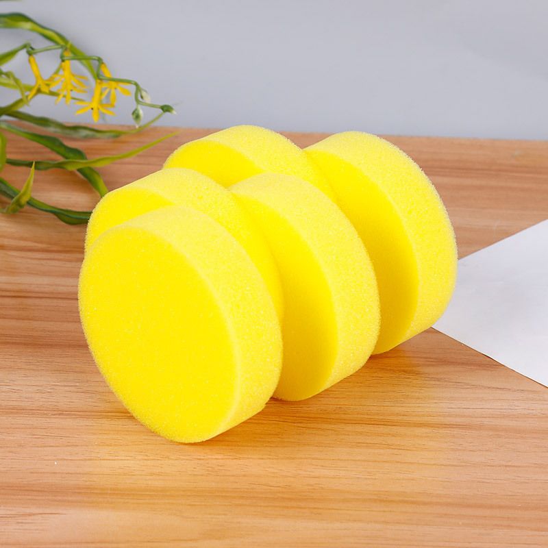 10PCS Car Wash Wax Sponge Wipe Car with Round Car Wash Wax Polishing Care Sponge Car Supplies Do Not Hurt Car Cleaning Artifacts