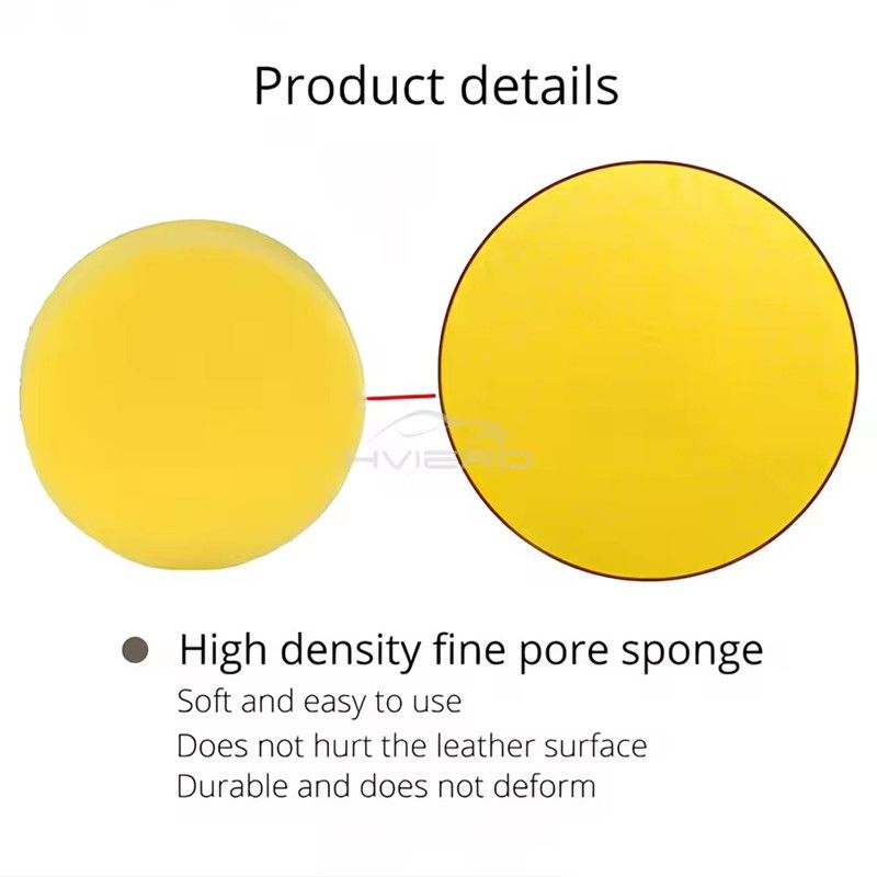 10PCS Car Wash Wax Sponge Wipe Car with Round Car Wash Wax Polishing Care Sponge Car Supplies Do Not Hurt Car Cleaning Artifacts