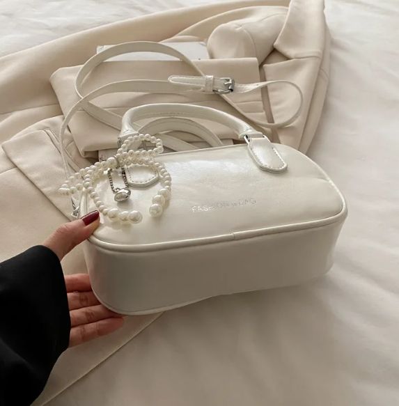 Retro Pu Leather Shoulder Pillow Bags for Women Simple Solid Color Ladies Phone Crossbody Bag Casual Female Handbag Purse Clutch