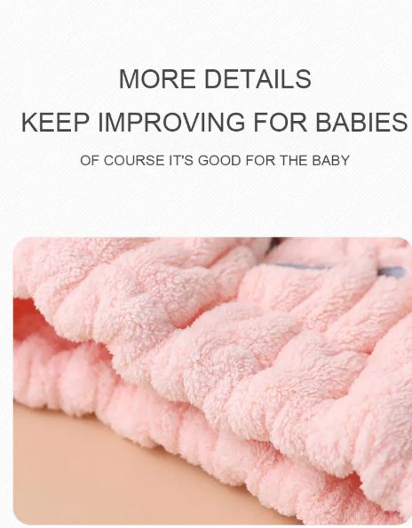1PC Creative Rabbit Design Hair Drying Cap, Cute Cartoon Hair Towel For Bathroom, Elastic Super Absorbent Shower Cap