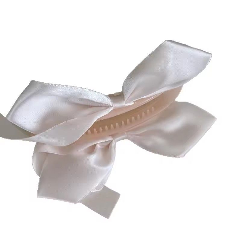 1PC Sophisticated Ladies' Bow Ribbon Hair Claw; Banana Clip in Solid Color; Everyday Elegant Headband; Hair Tail Accessory