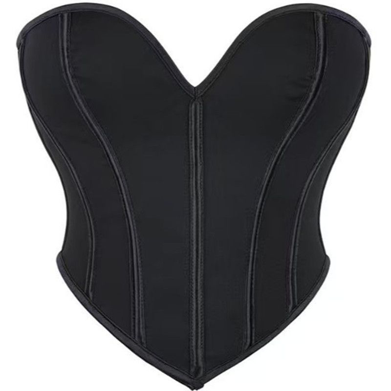 1PC Women Summer Strapless Off Shoulder Corset Crop Tops Camis Sexy Backless Bustier Body Shaper Corselet Streetwear