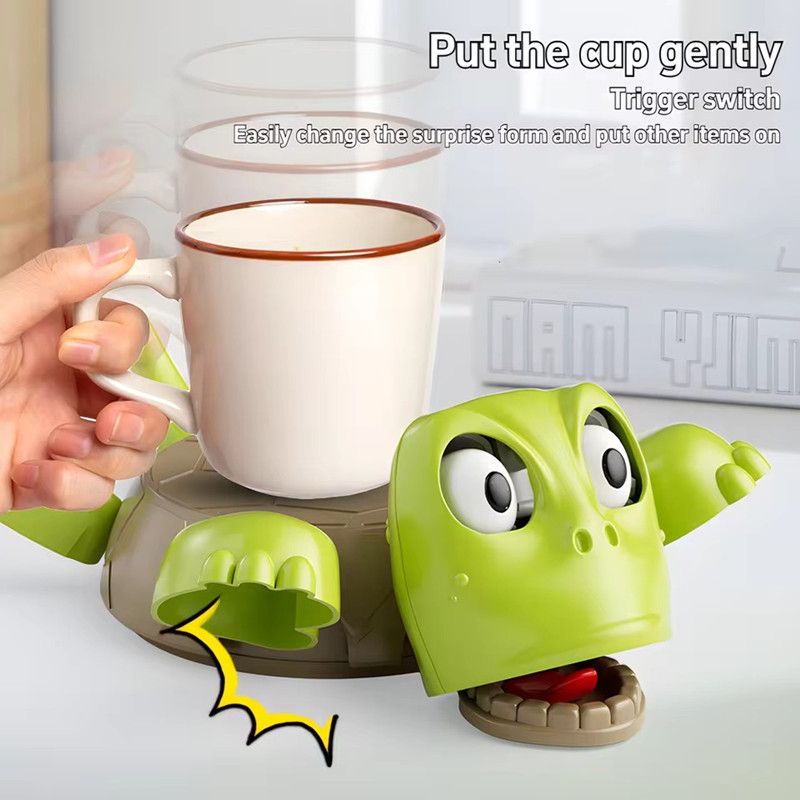 1PC Creative Turtle Coaster Tea Coffee Mug Drinks Holder Desk Tableware Decoration 3D Printed Ornament Fashion Home Accessories