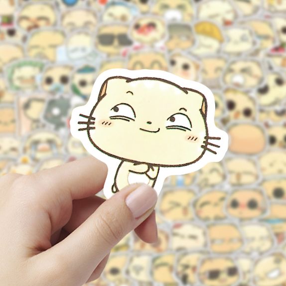 100pcs Cute Stickers DIY Waterproof Vinyl Scrapbook Phone Case Water Cup Lovely Cartoon Anime Sticker Kids Gift Toy