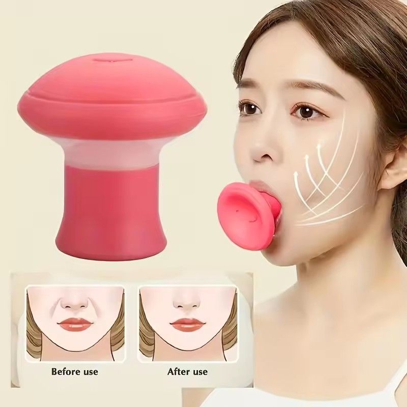 1PCS V Shape Face Slimming Tool Skin Firming Jaw Trainer Massager Double Chin Reducer Jawline Exerciser, Beauty Health C-348