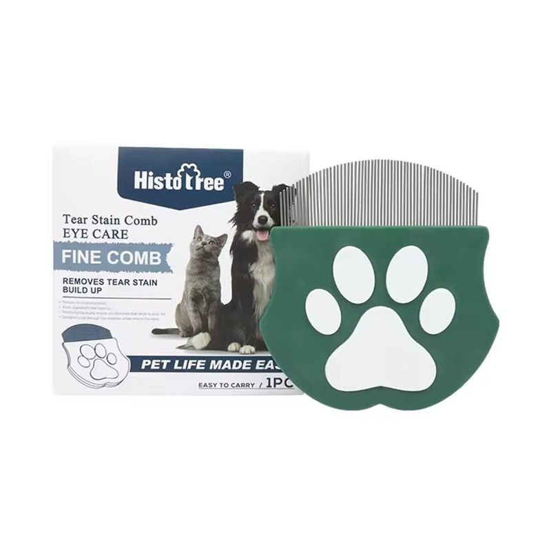 1PC Pet Comb, Dog Mini Face Comb for Hair Removal, Cat Flea Comb, Grooming Tool for Small Pets, Efficient De-shedding Supplies