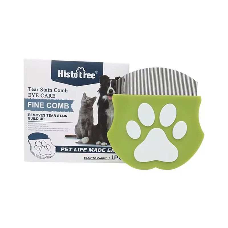 1PC Pet Comb, Dog Mini Face Comb for Hair Removal, Cat Flea Comb, Grooming Tool for Small Pets, Efficient De-shedding Supplies