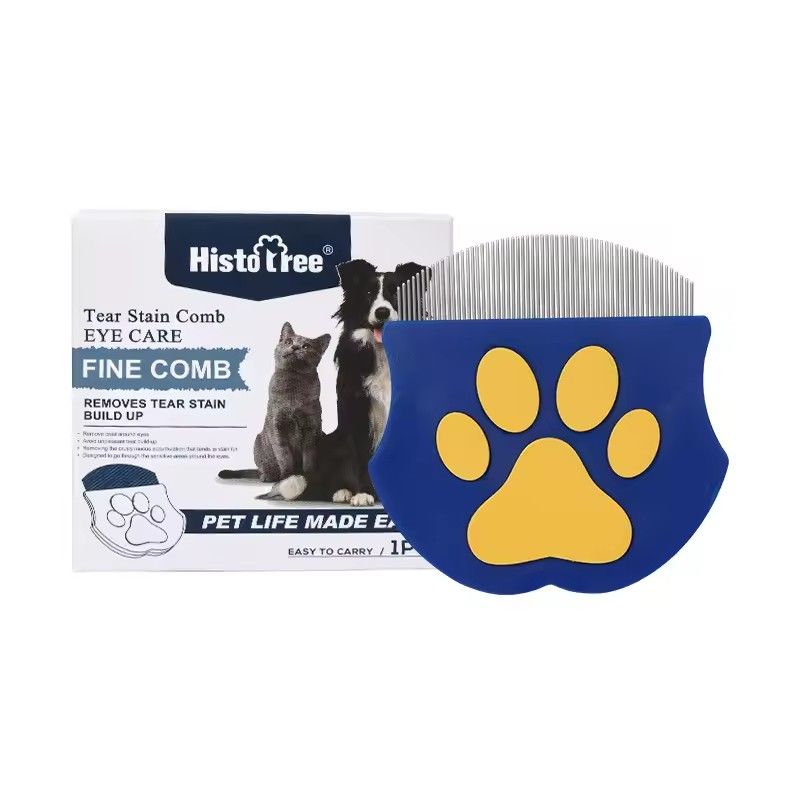 1PC Pet Comb, Dog Mini Face Comb for Hair Removal, Cat Flea Comb, Grooming Tool for Small Pets, Efficient De-shedding Supplies