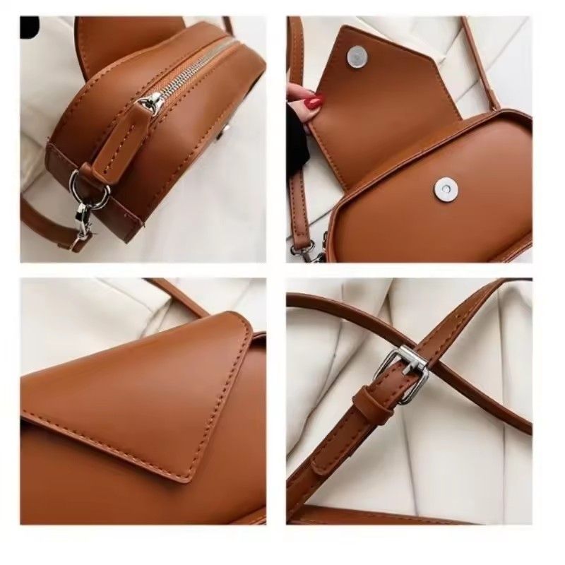 High Appearance Level Women Retro Small Bag One Shoulder Fashion Niche Explosive Network Red Trendy Crossbody Package Handbags