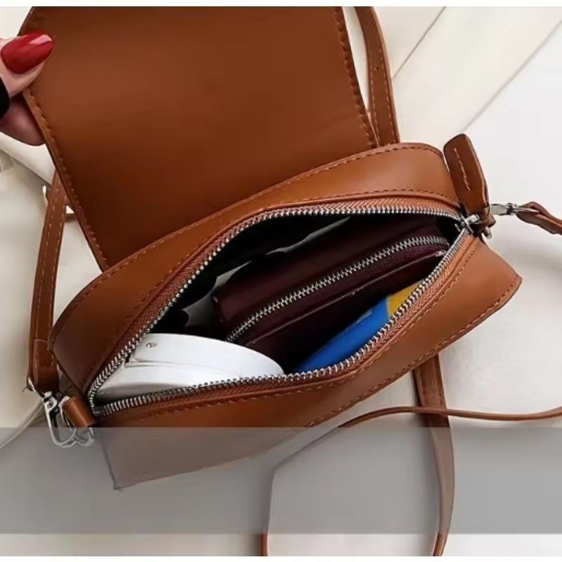 High Appearance Level Women Retro Small Bag One Shoulder Fashion Niche Explosive Network Red Trendy Crossbody Package Handbags