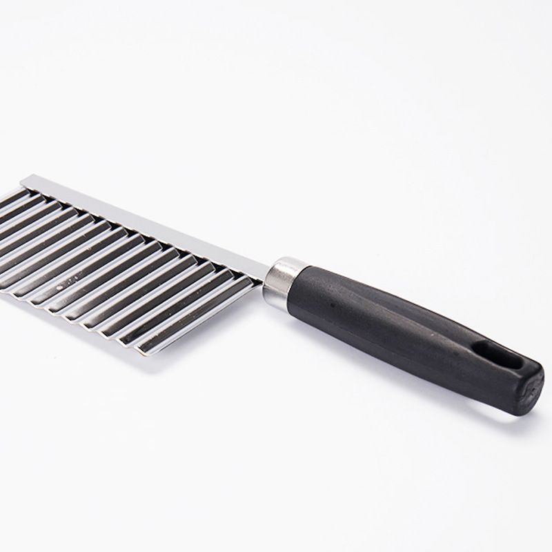 Potato Cutter Stainless Steel Serrated Blade Vegetable Fruits Slicer Wavy Knife Chopper Cucumber Garnishing Knife Kitchen Tool