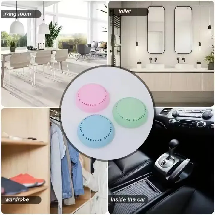 5pc Shell+5pc fragrance tablets Toilet Aromatherapy Fragrance Lasting Solid Air Freshener Bedroom Wardrobe Car Home Household C-638