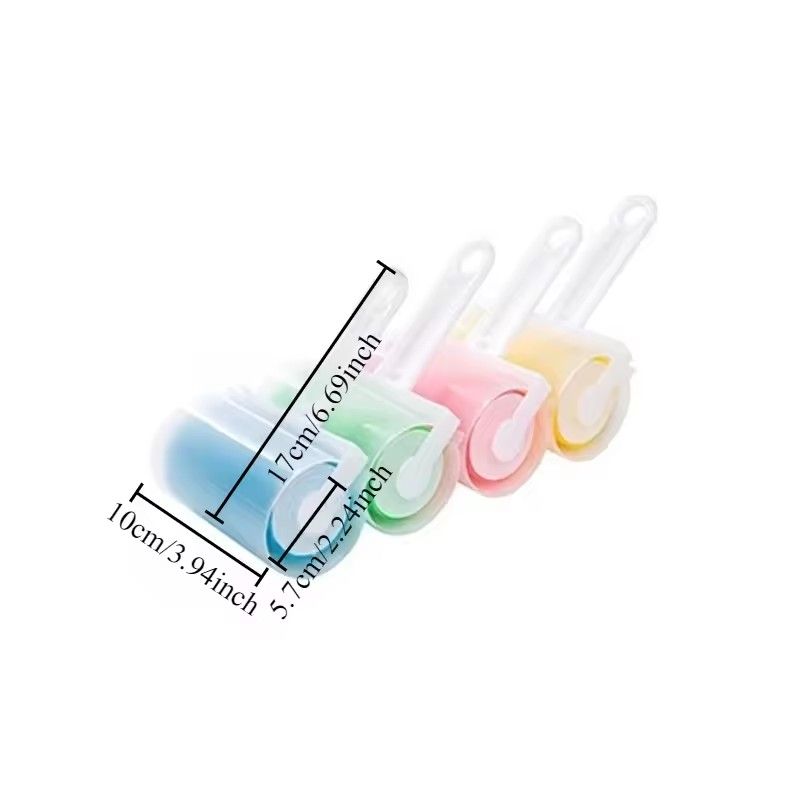 1PC Water-washable Roller with Cover, Portable Clothes, Carpet Sheets, Wool-absorbing and Dust-adhering Roller Household Tools