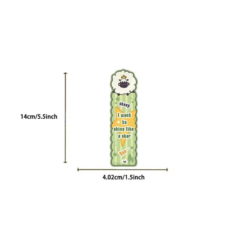 30pcs Cartoon Animals Reading Bookmark Set UV Coated Cardstock 4x15cm DIY Scrapbooking Journal Supplies for Book Lovers Gifts