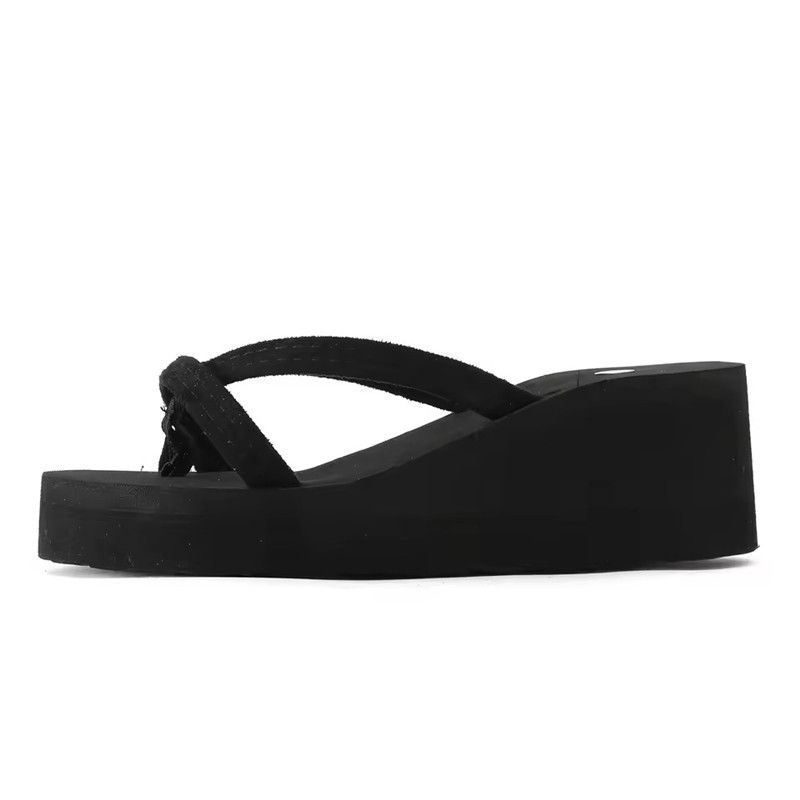 Women's Wedge Slippers High Heel Open Toe Sandals Summer Casual Beach Shoes Thick Sole Comfor Outdoor Slides Fashion Flip Flops