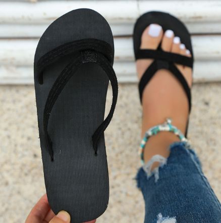 Women's Wedge Slippers High Heel Open Toe Sandals Summer Casual Beach Shoes Thick Sole Comfor Outdoor Slides Fashion Flip Flops