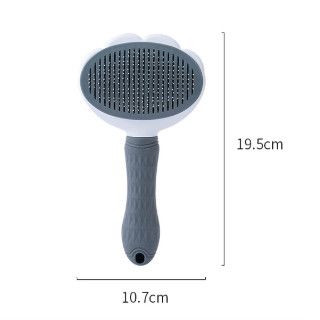 Self Cleaning Pet Hair Removal Brush, One-Click Dematting Comb for Dogs Cats Grooming, Automatic Hair Remover Slicker Brush Tool